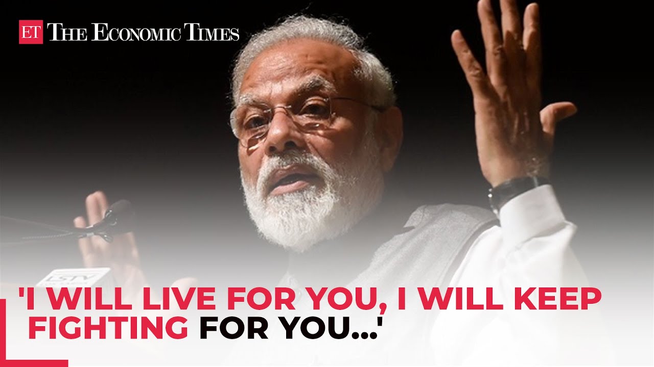 PM Modi’s heartfelt speech goes viral in Ahmedabad 'Jiyunga to aapke liye…'