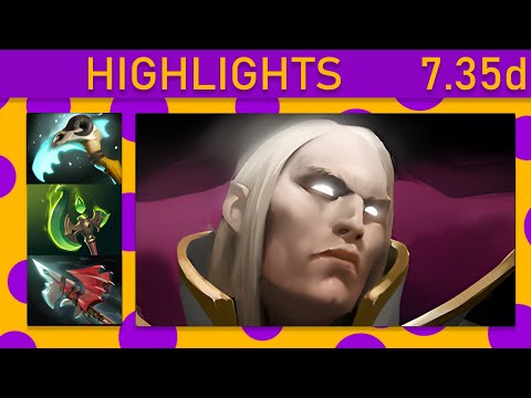 ✨ yuragi Invoker 84% KP! Mid Highlights 7.35d - Dota 2 Top MMR
