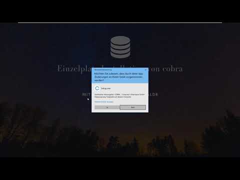 Einzelplatzinstallation von cobra