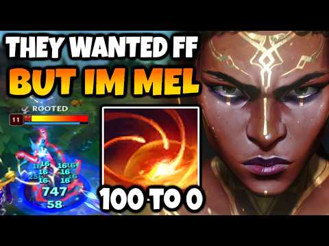 WHEN MEL GETS 1000 AP HER Q BECOMES A NUKE