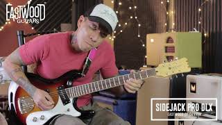 Video thumbnail for Eastwood Sidejack Pro DLX demo - Mosrite style guitar by Eastwood Guitars