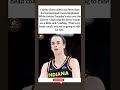 Caitlin Clark Defends Coach After Fans Boo#viralshorts #celebritynews #breakingnews