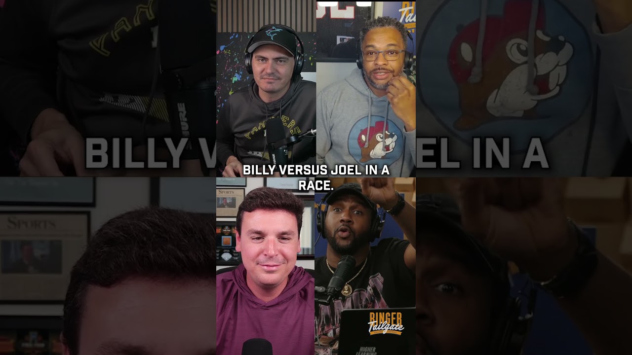 The race of the summer, 40-yard dash between Joel & Billy Gil