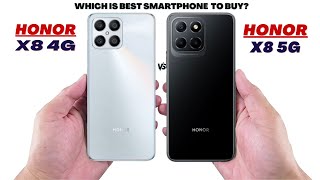 Honor X8 4G Vs Honor X8 5G