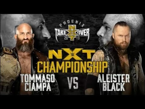 WWE NXT TakeOver: Phoenix 2019 Official Match Card