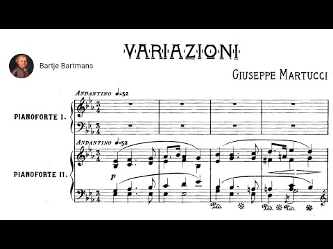 Giuseppe Martucci - Theme and Variations, Op. 58 (1882)