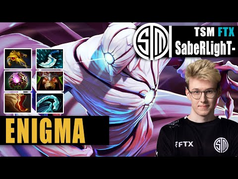 Enigma Offlane | TSM FTX.SabeRLightT- | HOW PROS GET PERFECT BLACKHOLE | 7.32c Gameplay Highlight