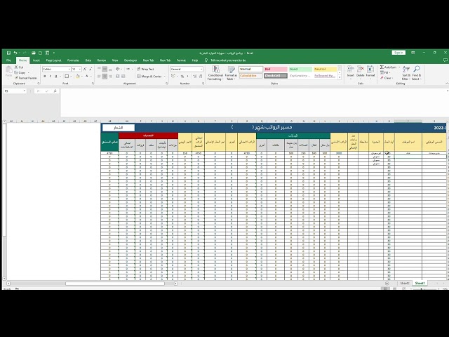 برنامج رواتب الموظفين