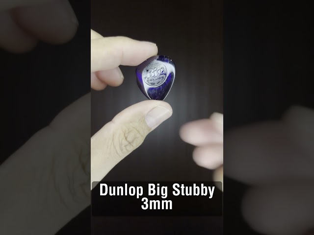 Vídeo relacionado con Dunlop Big Stubby - Juego de 6 púas para guitarra, 3 mm, en práctico estuche de metal, color morado