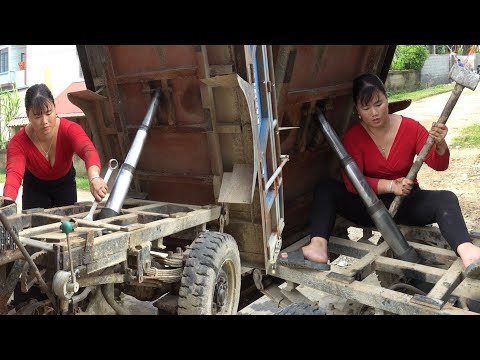REPAIR ENGINE NUMBER SHAFT Tricycles DAMAGED. RESTORATION MOTORCYCLE Tricycles \ Blacksmith Girl