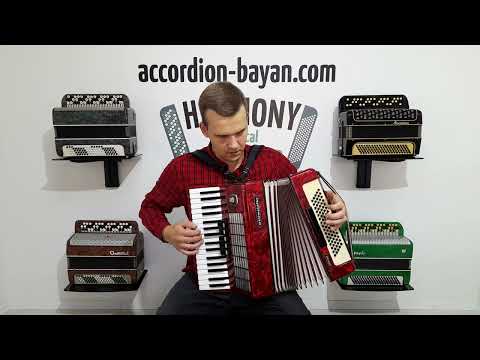 Weltmeister Stella 80 bass piano accordion, made in Germany, tuned by Musical Workshop Harmony