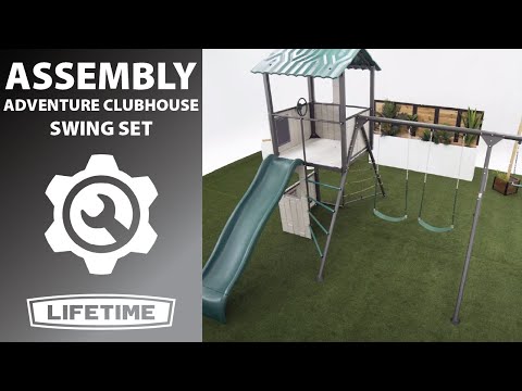 Lifetime Adventure Clubhouse Swing Set | Lifetime Assembly Video