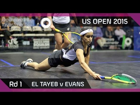 Squash: Delaware Investments US Open 2015 - Rd1 Highlights - El Tayeb v Evans