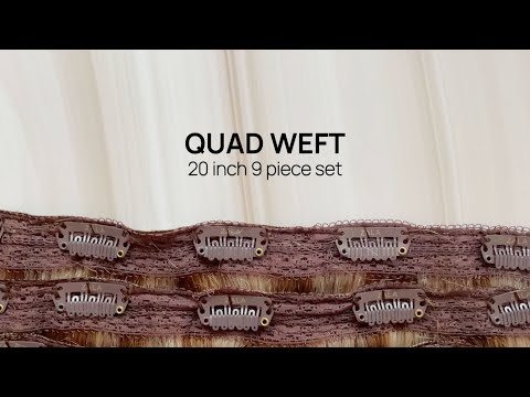 Quad Weft Clip In Hair Extensions | ZALA Hair Extensions