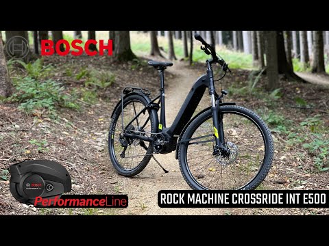 Elektrokolo s motorem Bosch: Rock Machine Crossride INT e500 - - - BIKESTOCK.cz