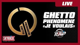 Ghetto Phénomène "Je voulais" en live dans Planète Rap !