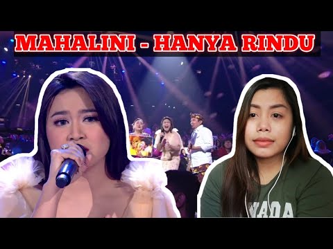MAHALINI - HANYA RINDU (Andmesh Kamaleng) | Indonesian Idol 2020 | REACTION