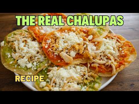 Authentic Real Mexican Chalupas, Easy Recipe!