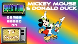 Mickey Mouse & Donald Duck 🐭 🦆 | 🕹 Spectrum Games Based On TV Shows 📺 9️⃣6️⃣