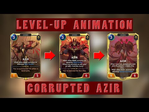 Corrupted Azir level-up animation | Legends of Runeterra