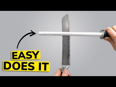 How to Sharpen a Bread Knife | Serrated Knife