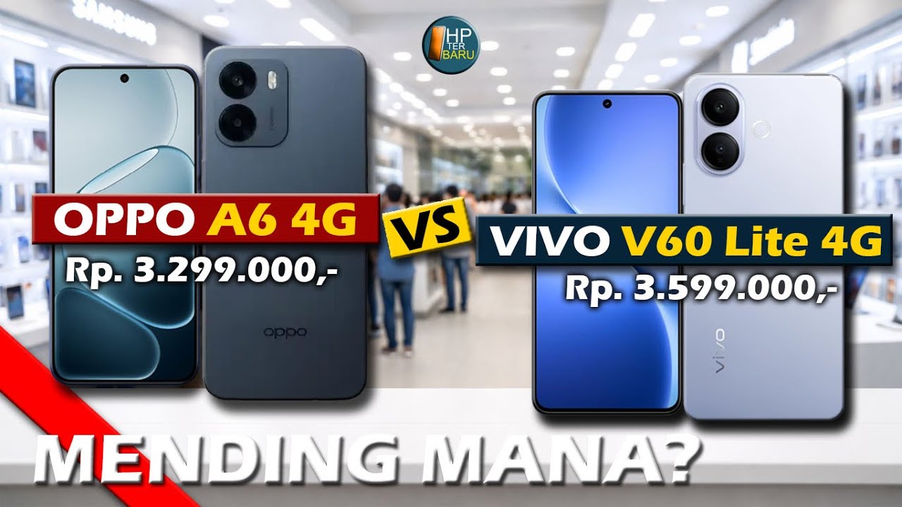 MENDING MANA? OPPO A6 4G VS VIVO V60 LITE 4G