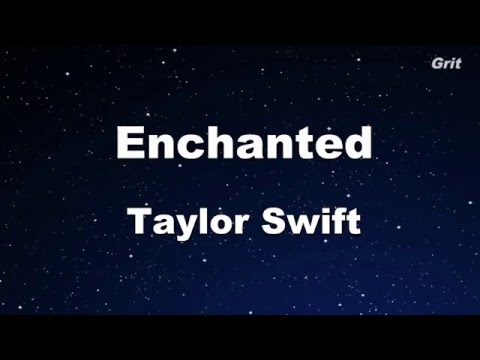 Enchanted - Taylor Swift  Karaoke【No Guide Melody】