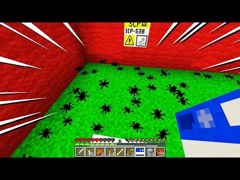 NON CALPESTARE QUESTI RAGNI!! - Minecraft SCP 538