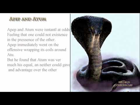 The Myth of Apep and Atum - Chaos vs Order - the Creation myth of the Kemetu  #ChaosVsOrder  #Kemetu