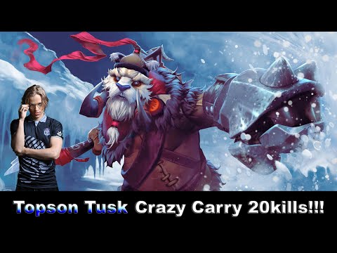 TOPSON TUSK CRAZY CARRY 20KILLS!!!