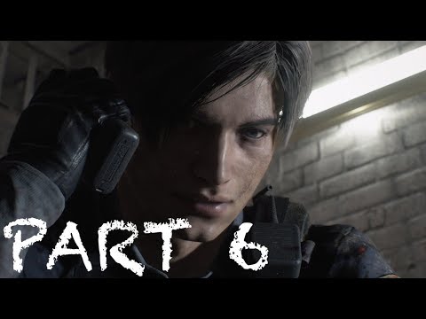 RESIDENT EVIL 2 REMAKE WALKTHROUGH GAMEPLAY - PART 6 - LEON's STORY