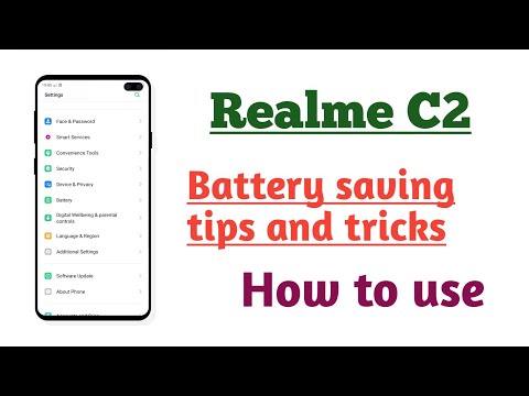 Realme C2 , Battery saving tips and tricks How to use
