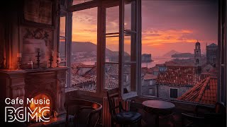 Crackling Fireplace & Smooth Jazz Music Ambience 🔥 4K Cozy Evening Jazz Ambience