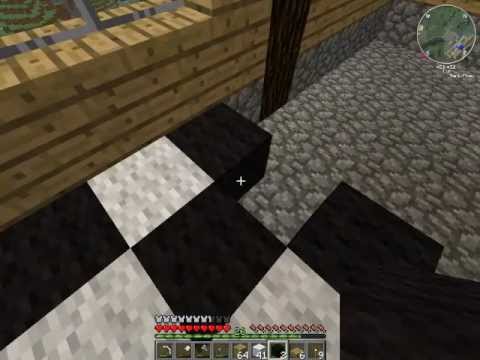 Opa spielt Minecraft 270 - Schwarz und Weiß