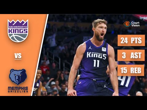Domantas Sabonis - 24 Points, 15 Rebounds, 3 Assists vs Grizzlies - 2025-26 Regular Season