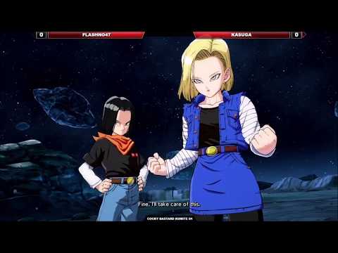 -DBFZ- FlashNo47 (A17-Piccolo-GTGoku) Vs Kasuga (A18-A21-SSJGoku) Cocky Bastard Kumite 64