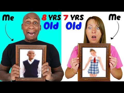 REACTING TO OLD CRINGEY PHOTOS!! Embarrassing Challenge