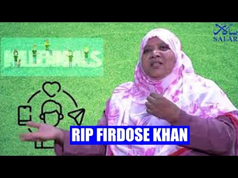 Tribute To Firdose Khan , Joint Secretary Forward Trust | CAA, NRC