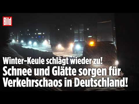 WINTER-CHAOS IN DEUTSCHLAND: Wetter-Experten warnen vor Gefahr! Glätte-Albtraum auf den Straßen!