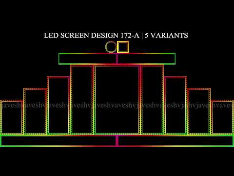 393. Led Screen Design 172 A | 5 Variants | By Musicom