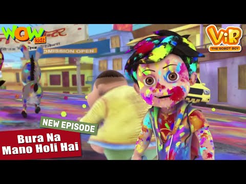 Vir The Robot Boy New Episodes | Bura Na Mano Holi Hai | Robot Ki Kahani | Hindi Cartoons | Wow Kidz