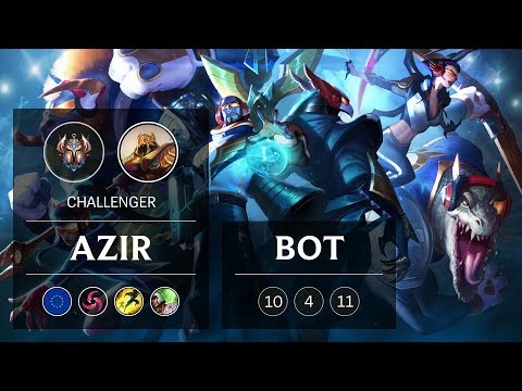Azir Bot vs Cassiopeia - EUW Challenger Patch 9.1