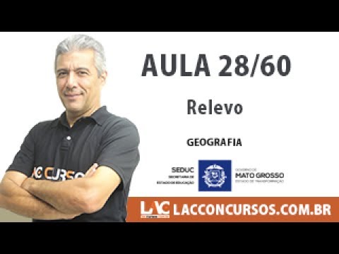 Seduc MT - Geografia de MT - Relevo - 28/60