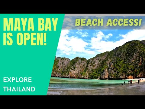 Maya Bay Opens, with access to the beach