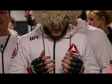 Khabibs Fight after his Fathers Death.