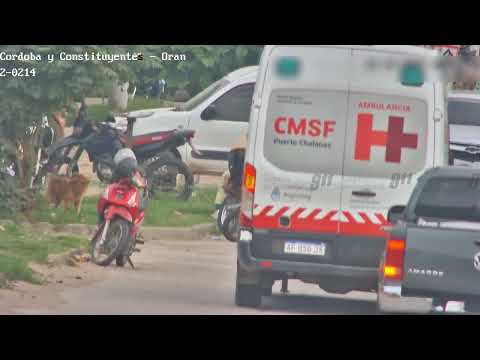 Motociclistas menores de edad lesionados en un siniestro vial