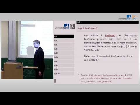 Handelsrecht 13 - Klausurvorbereitung (Fälle)