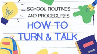 How to Turn and Talk