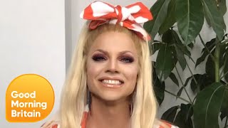 Drag Queen Courtney Act on Starring in Neighbours and Celebrating Pride Month Virtually | Lorraine