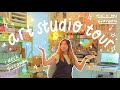 At Home Art Studio Tour It S In My Room